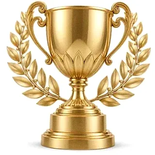Gold trophy cup — Neosurf
