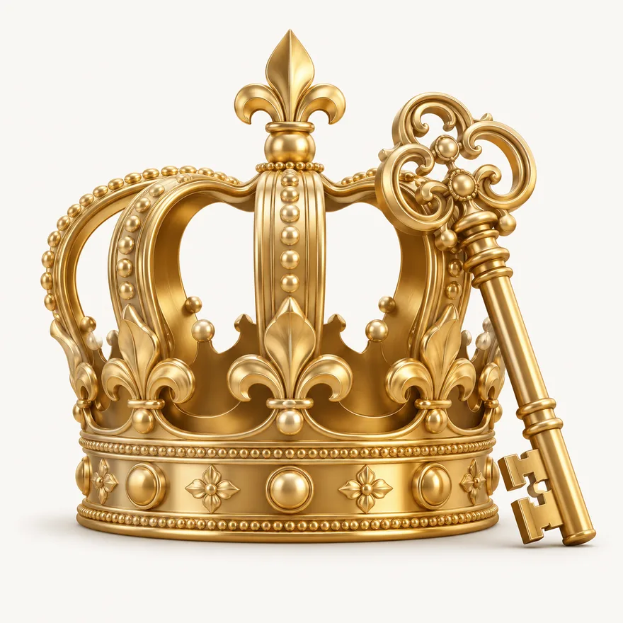 Royal crown and key — Neosurf