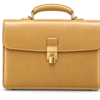 Locked leather briefcase — Neosurf